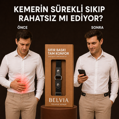 Belvia™ Premium Tokasız Kemer