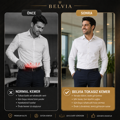Belvia™ Premium Tokasız Kemer